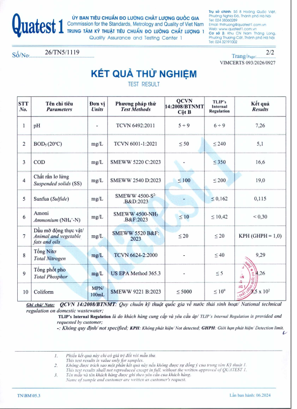 môi trường t5.1.2026